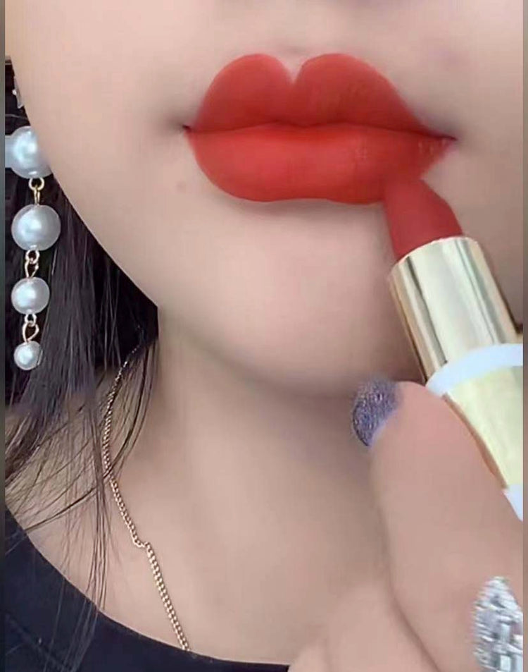 9,lipstick|Velvet matte non-stick cup not easy to discolor lipstick