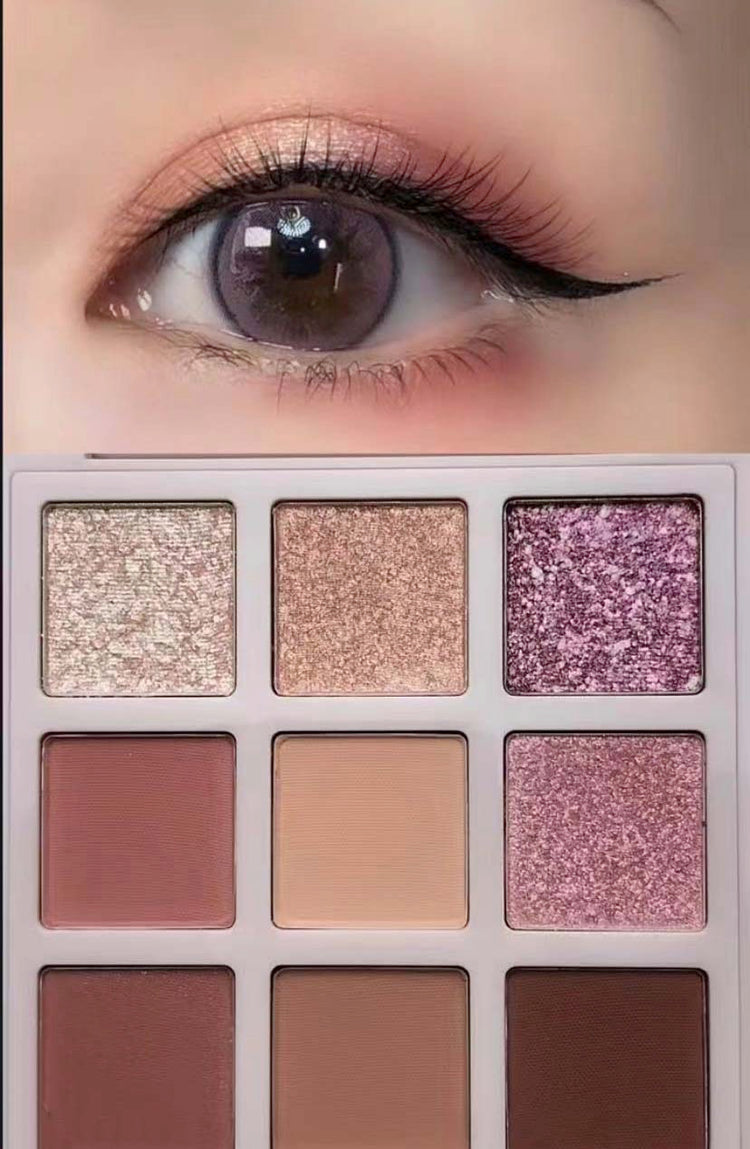 9,eyeshadow is easy to color