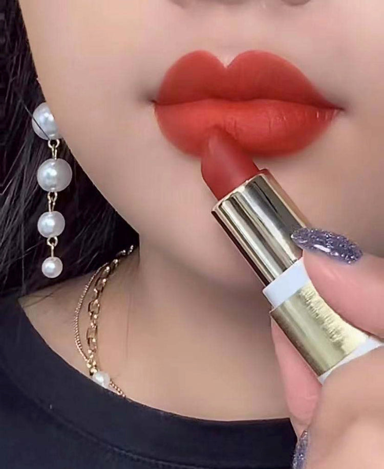 8, lipstick|Velvet matte non-stick cup not easy to discolor lipstick